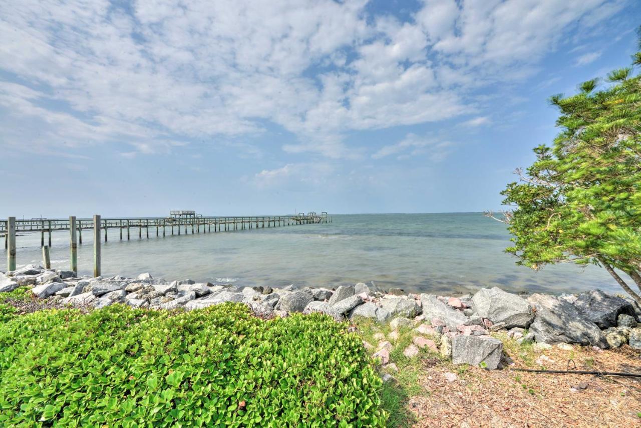 Waterfront Harkers Island Home Sunset View And Dock Zewnętrze zdjęcie