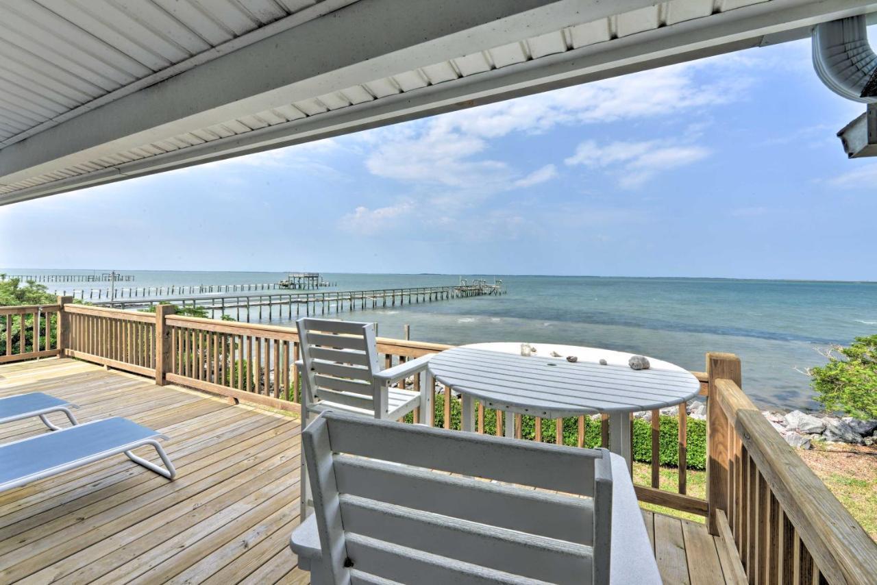 Waterfront Harkers Island Home Sunset View And Dock Zewnętrze zdjęcie