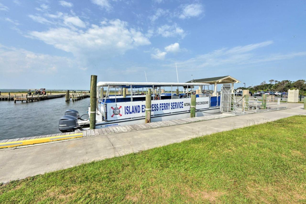 Waterfront Harkers Island Home Sunset View And Dock Zewnętrze zdjęcie